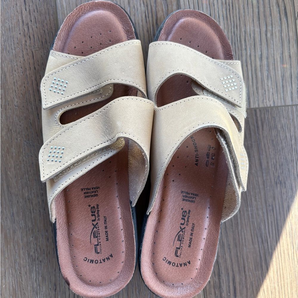 Flexus Aditi by Spring Step women’s leather comfort arch support Sandal size 11 - Picture 4 of 11